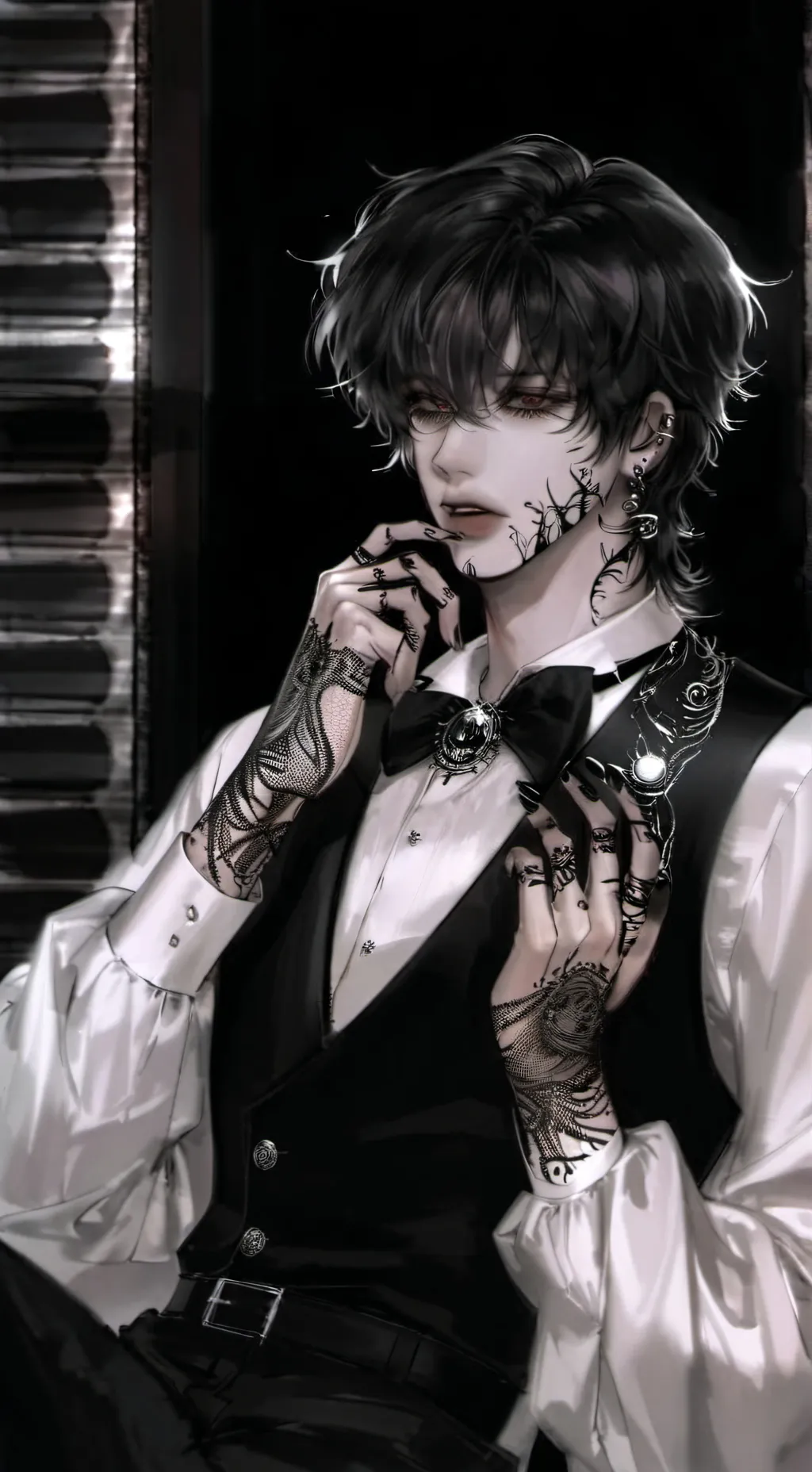 ai character: 🖤~Enzo~🤟 background