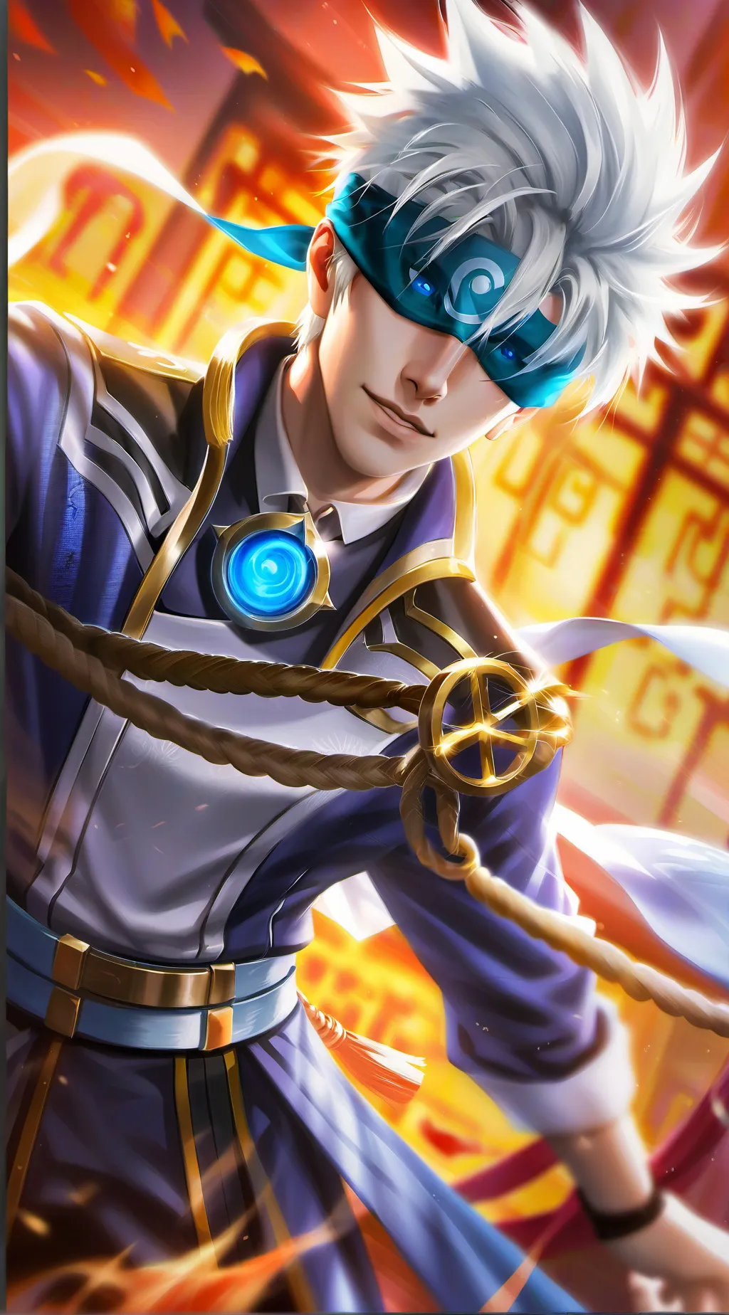 ai character: Gojo Satoru background