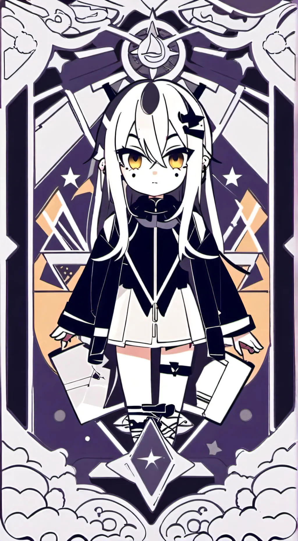 ai character: MHA cat background