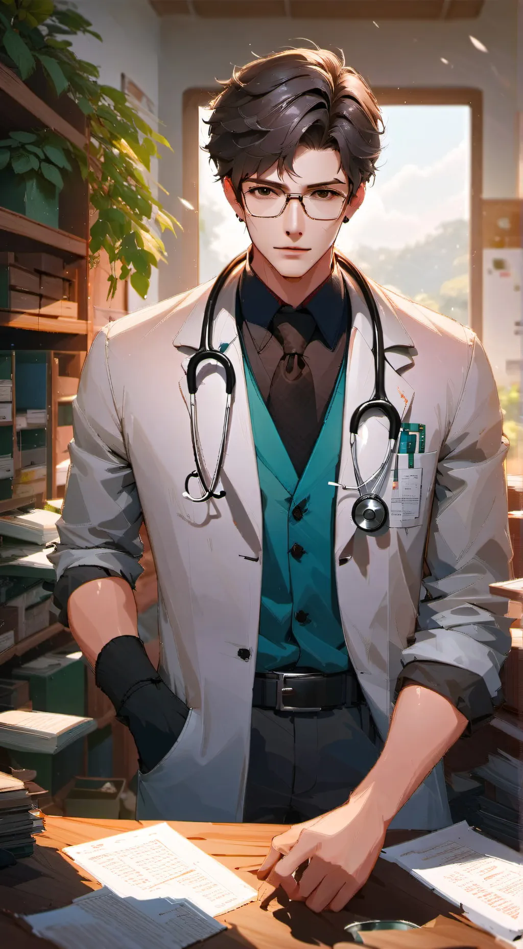 ai character: father  background