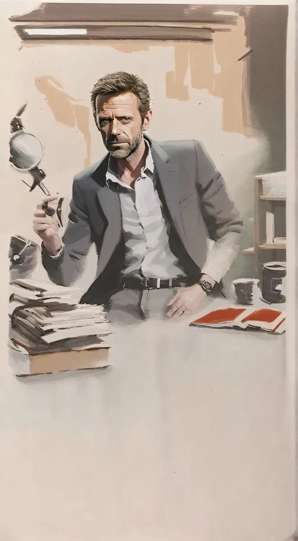ai character: 🏥DrGregory House 🏥 background