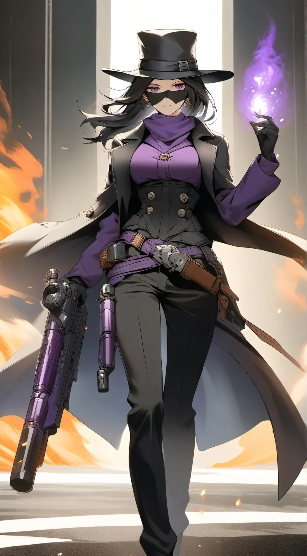 ai character: Astro TV Woman  background