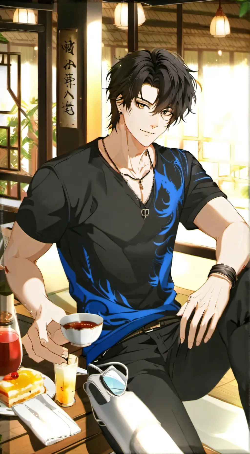 ai character: Adam background