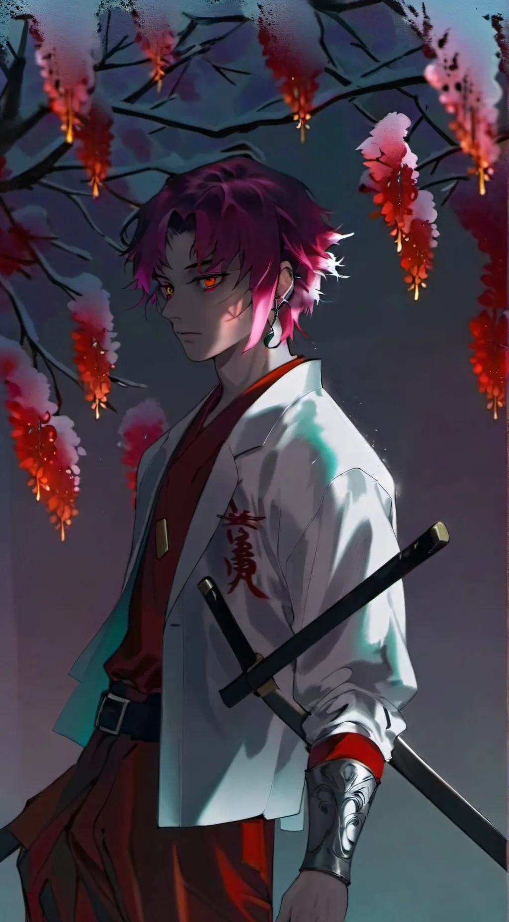 ai character: yoriichi background
