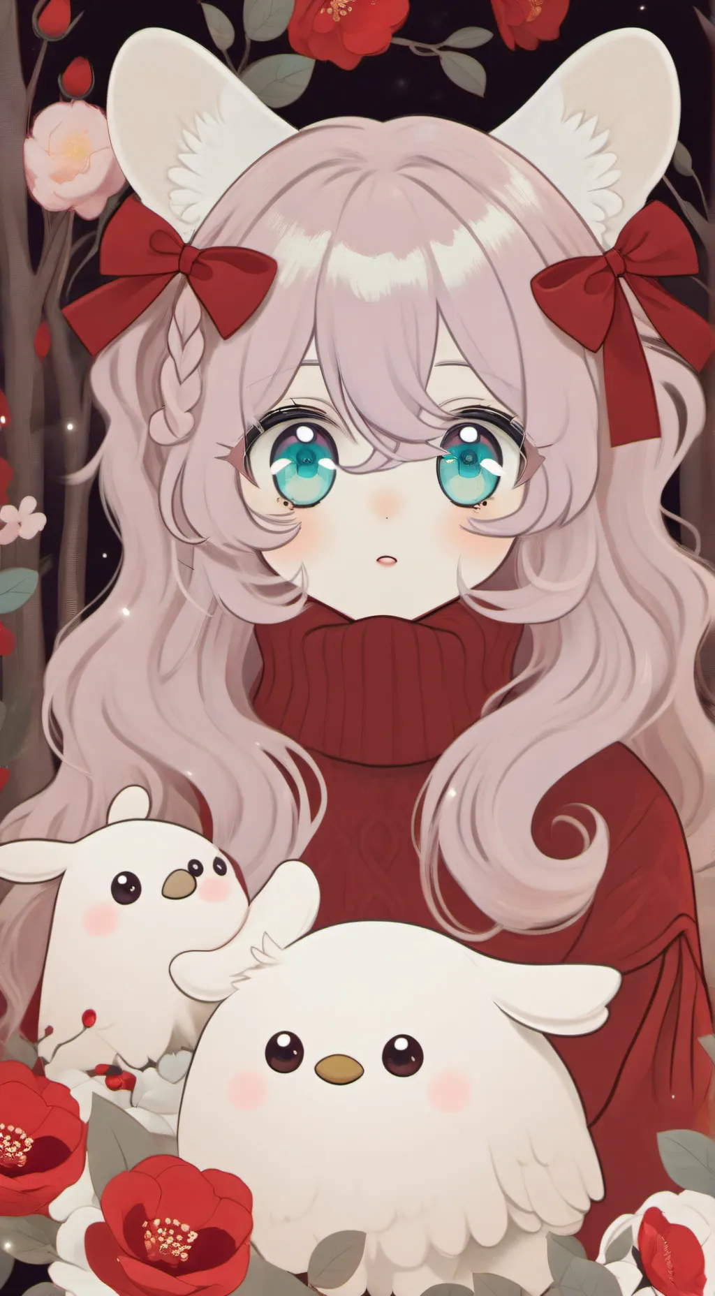 ai character: цуни  background
