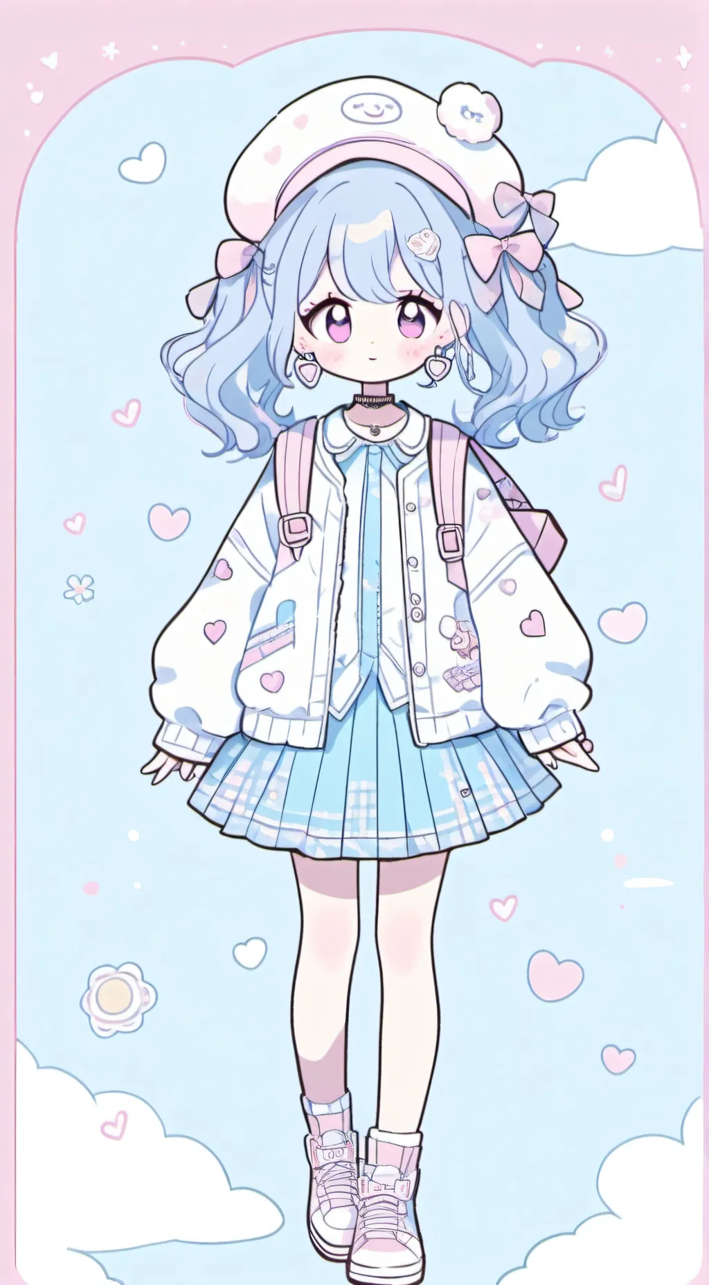 ai character: dandy world background