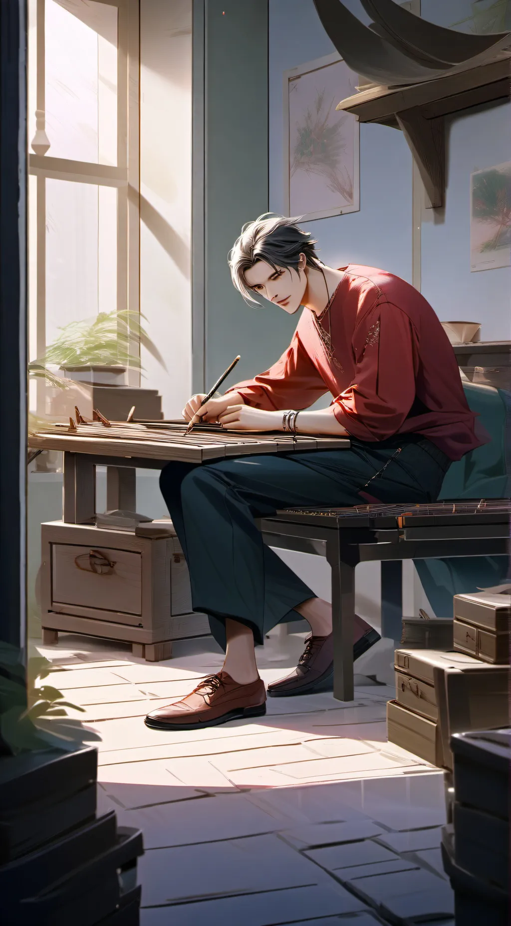 ai character: Jake and Lilly  background
