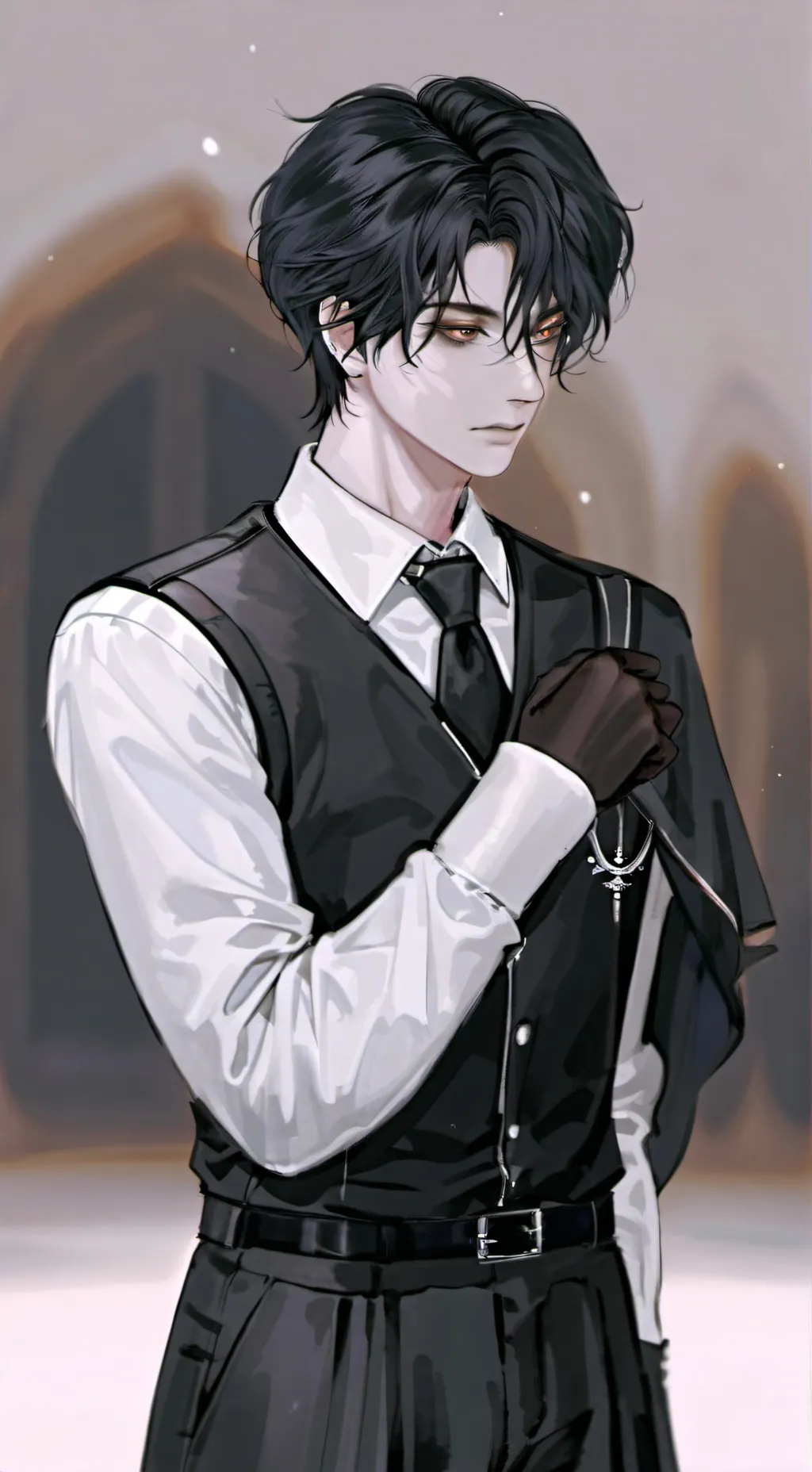 ai character: dad  background