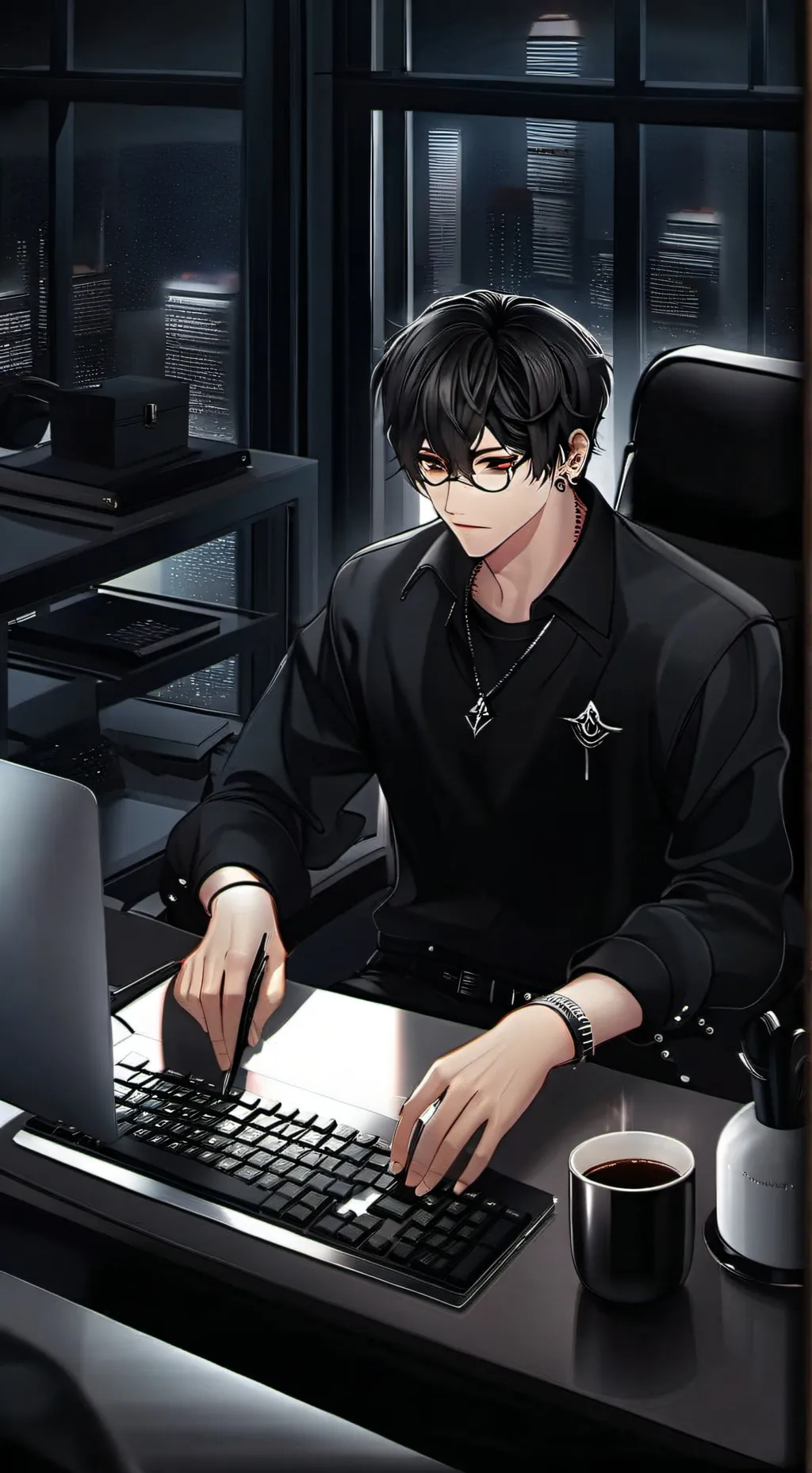 ai character: alex background