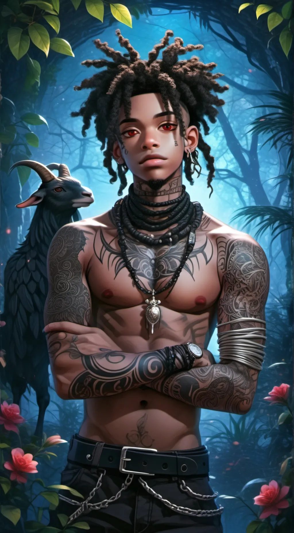 ai character: Axel background