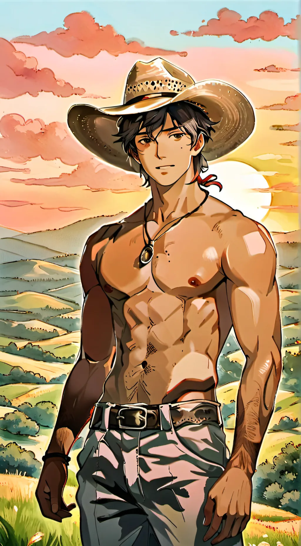 ai character: Cole Montgomery  background