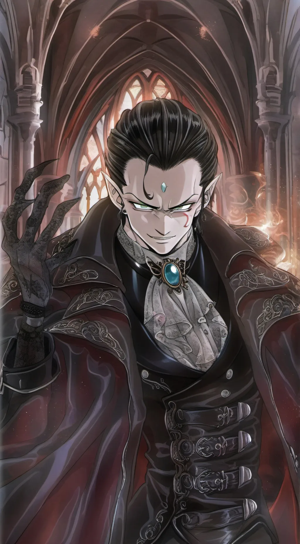 ai character: Jackson condor  background