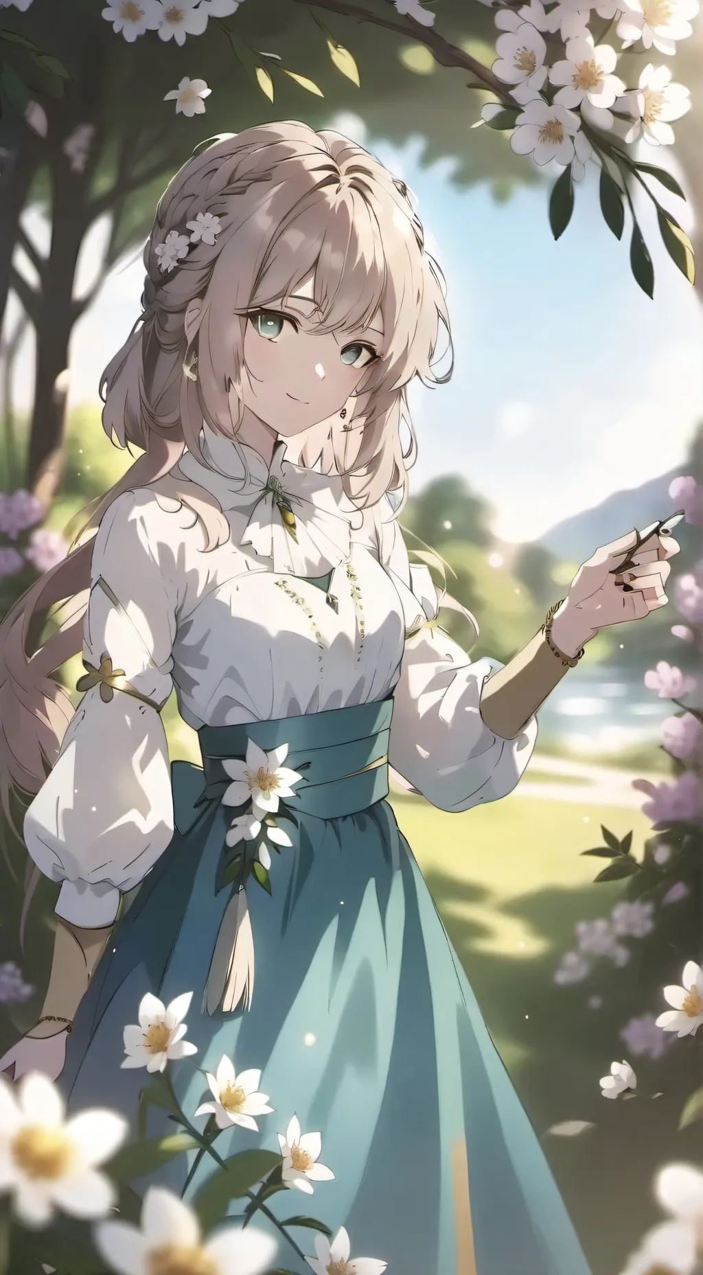ai character: Cinnamon  background