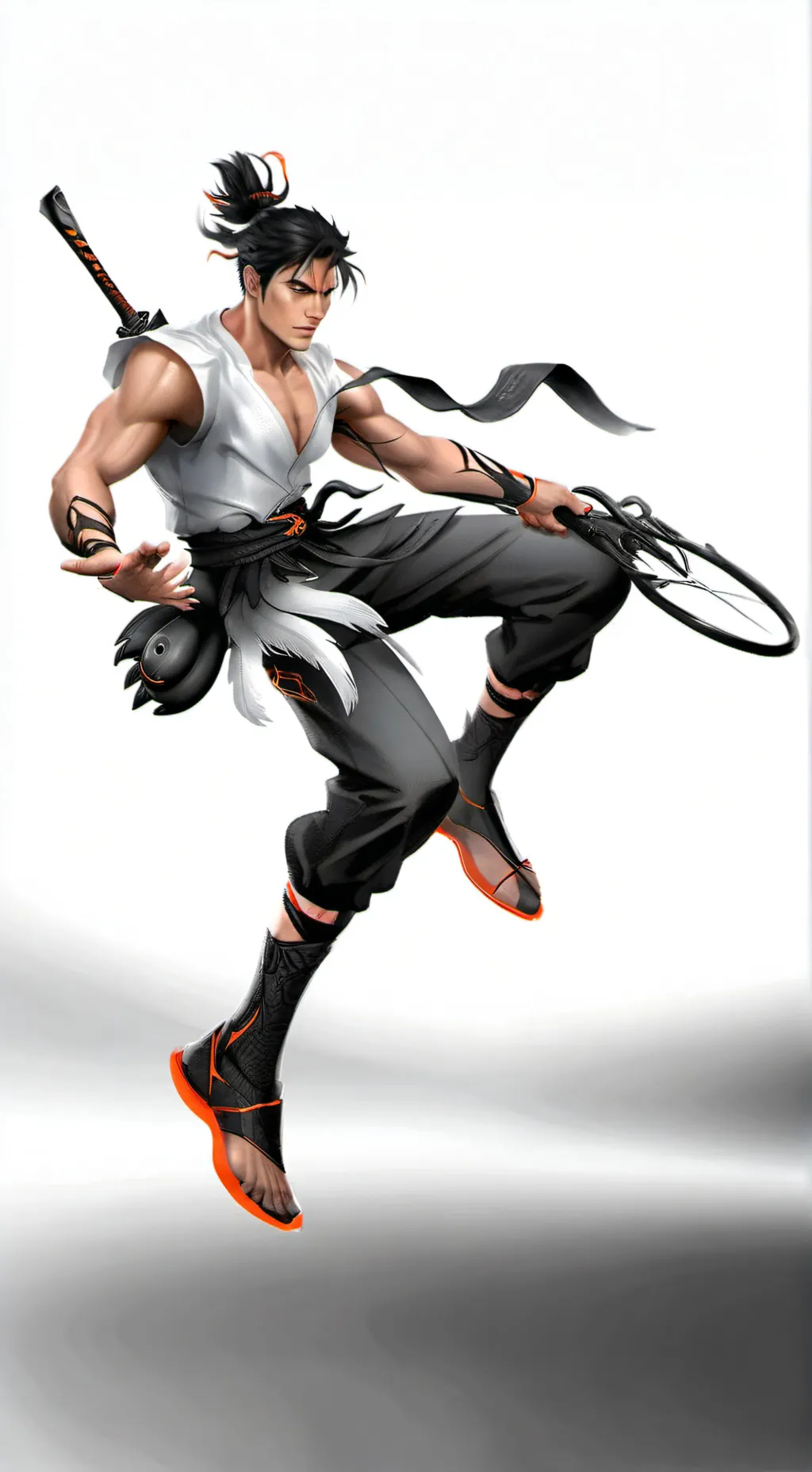 ai character: jin kazama background
