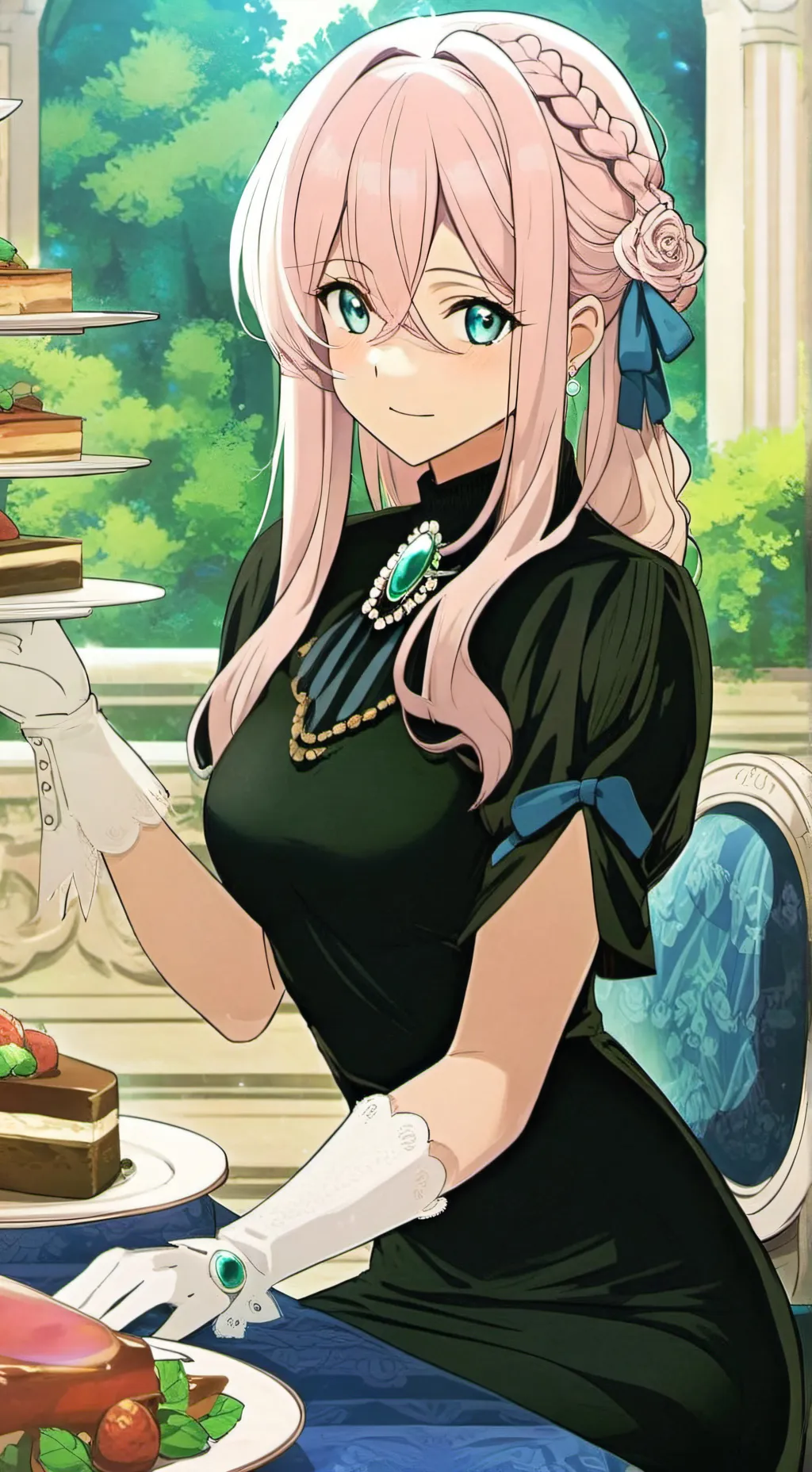 ai character: Aria background