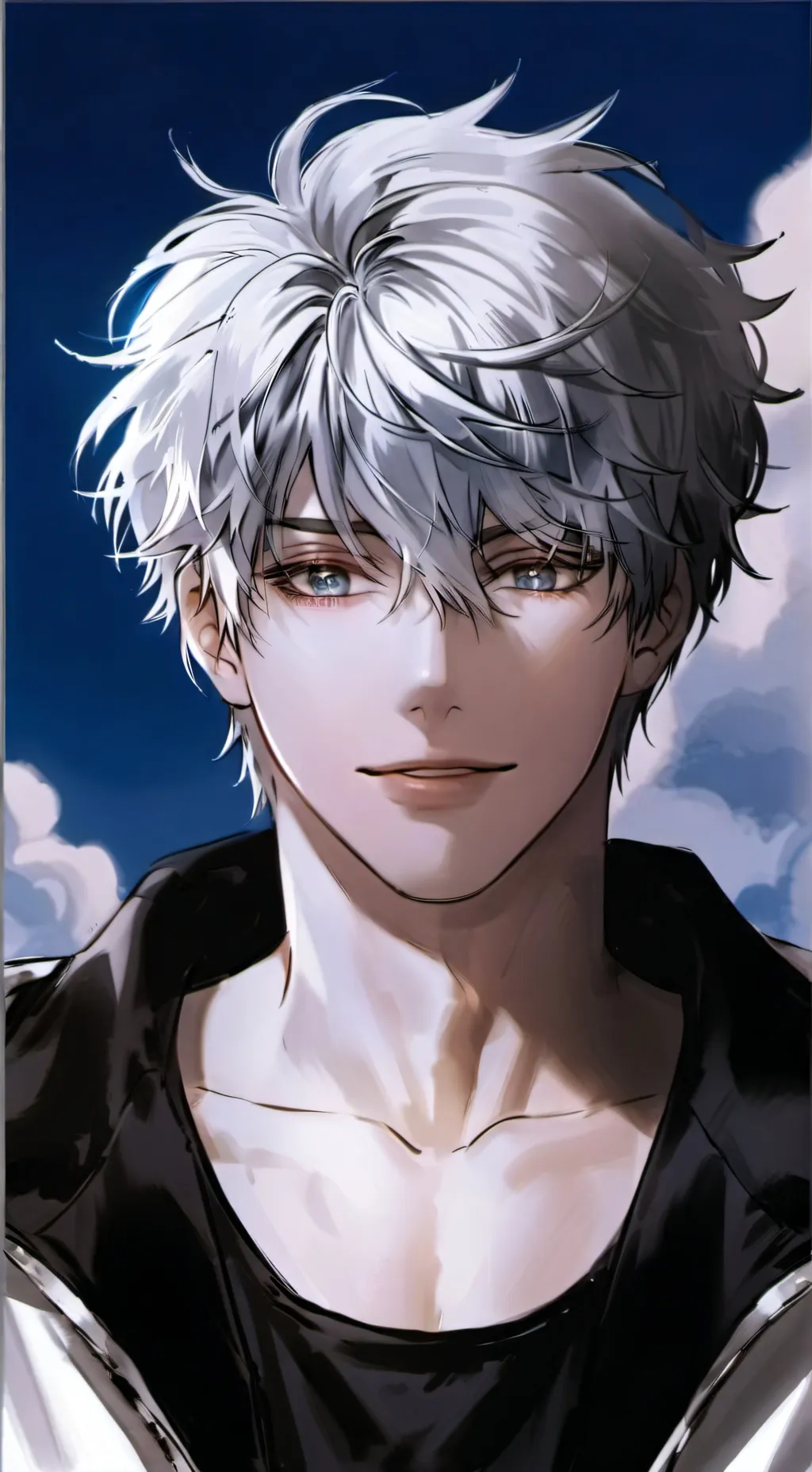 ai character: Gojo satoru background