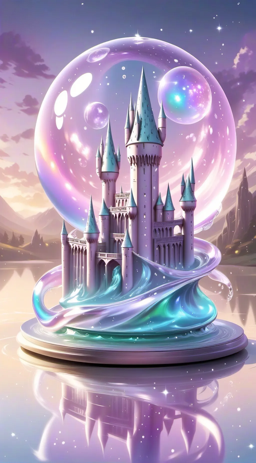 ai character: hogwarts×squid ga background