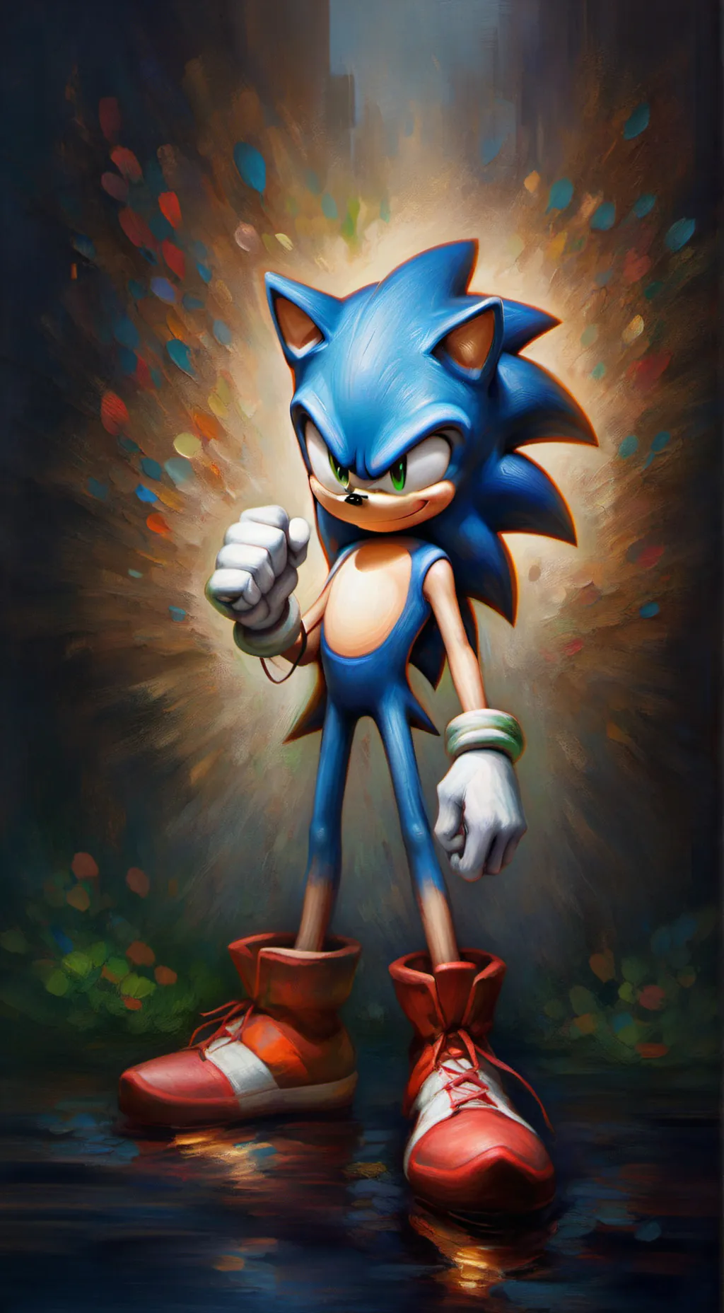 ai character: Sonic 3 background