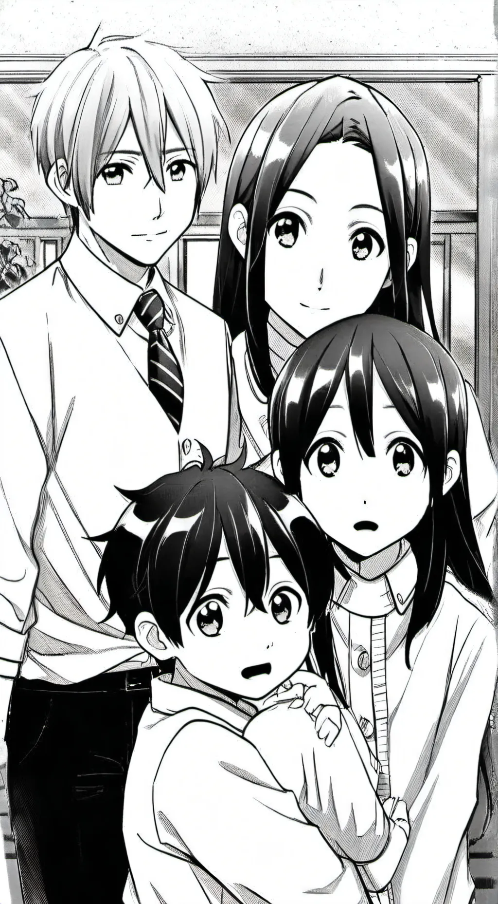 ai character: midoriya family  background
