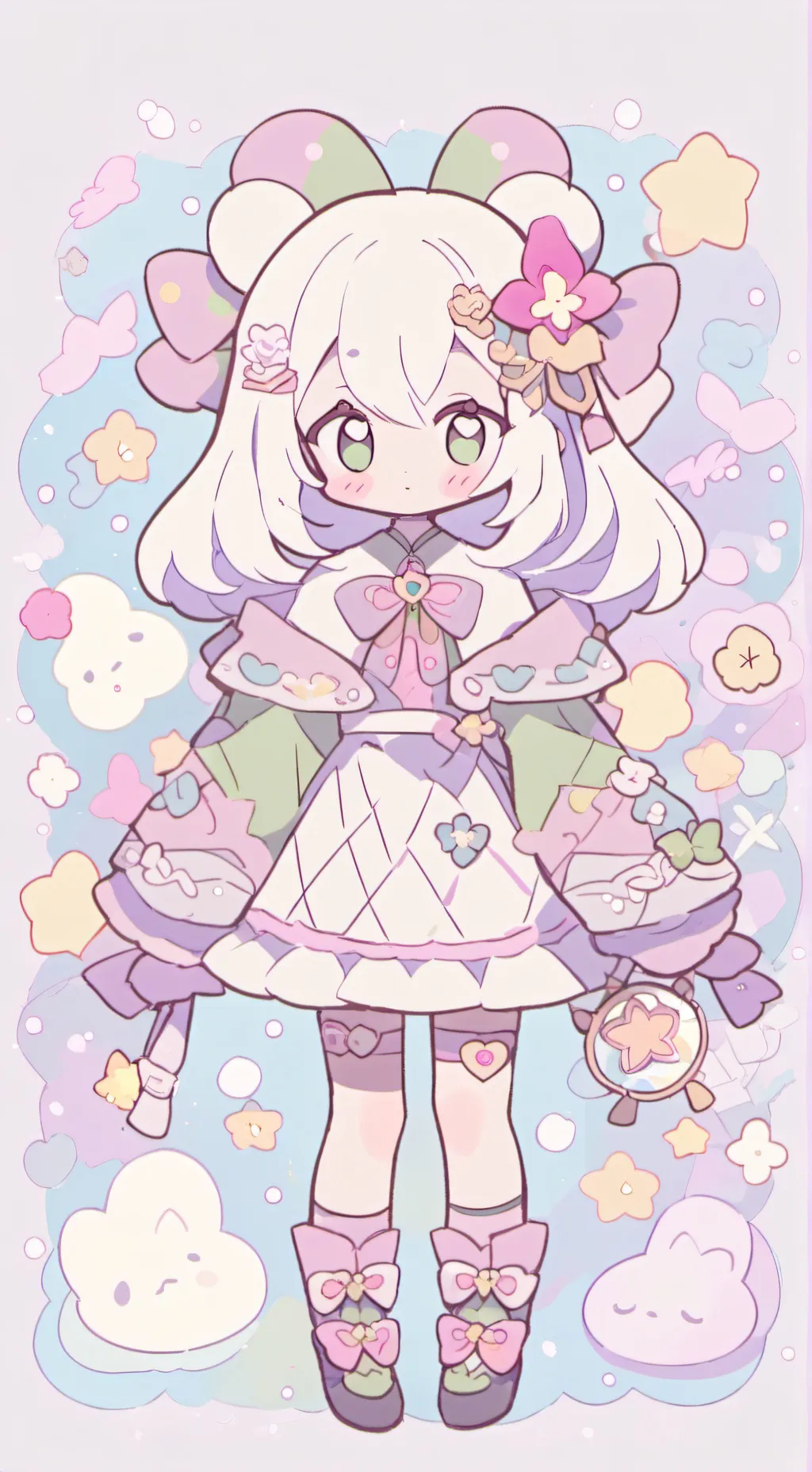 ai character: dog Day  background