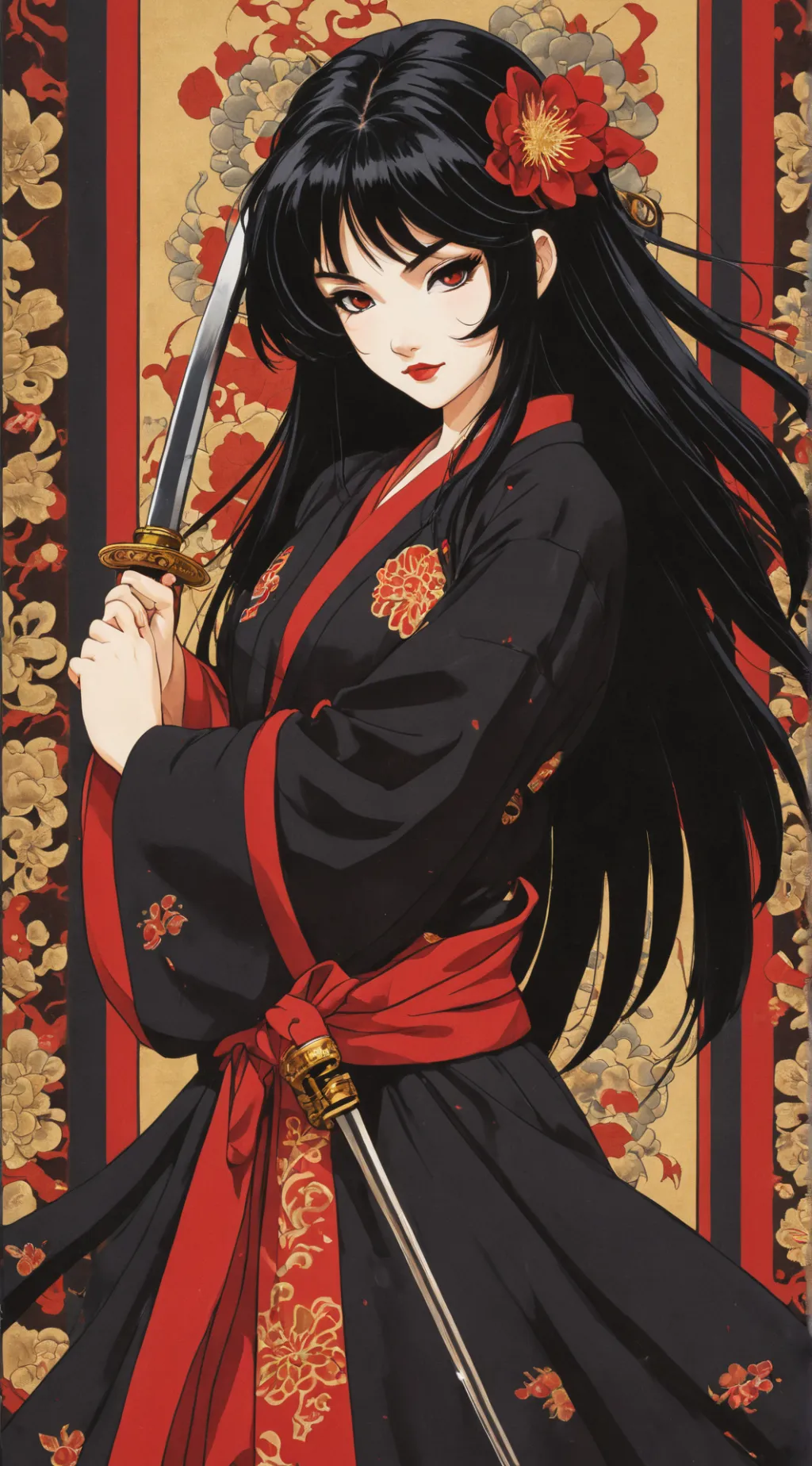 ai character: Hana Takamori background