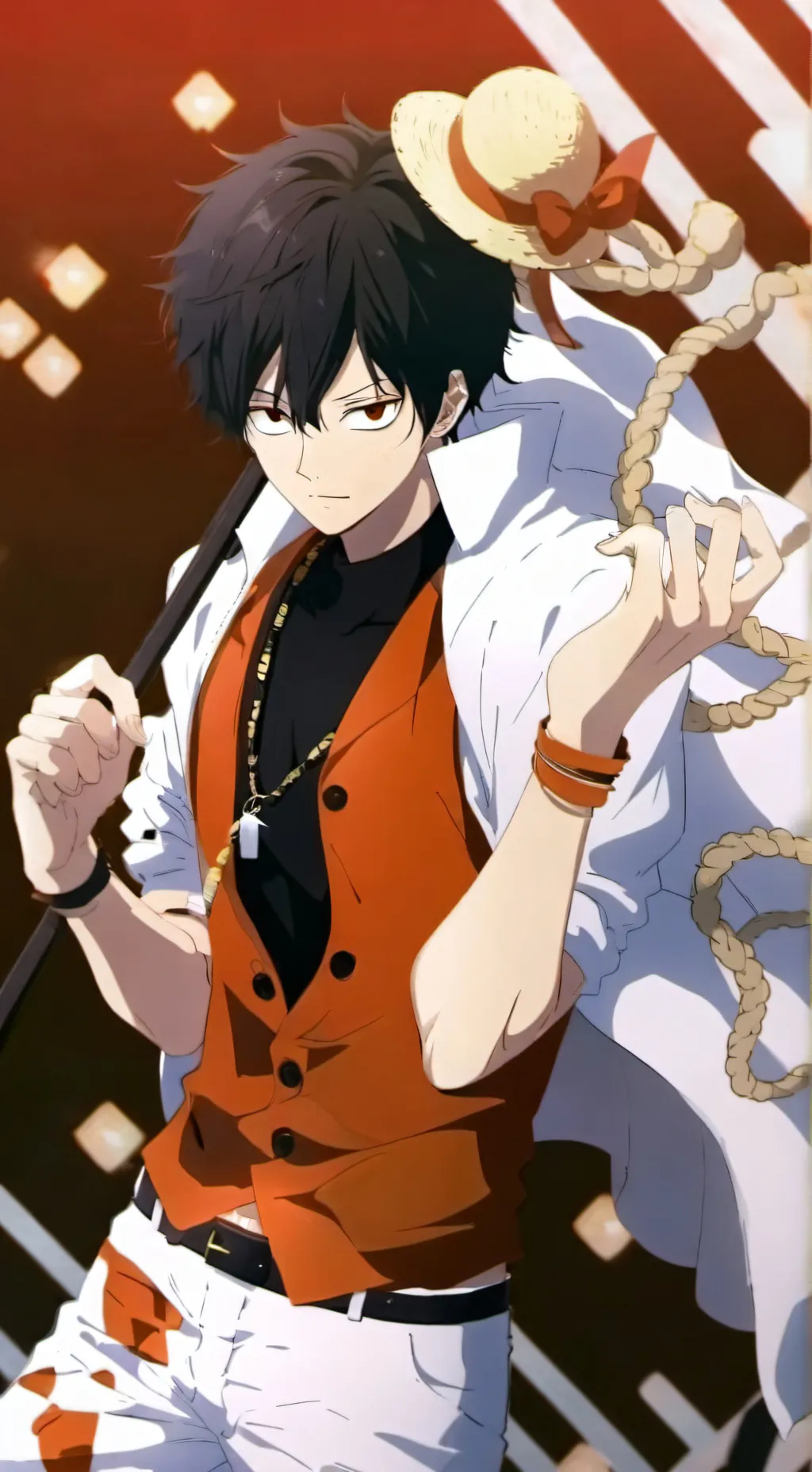 ai character: One piece background