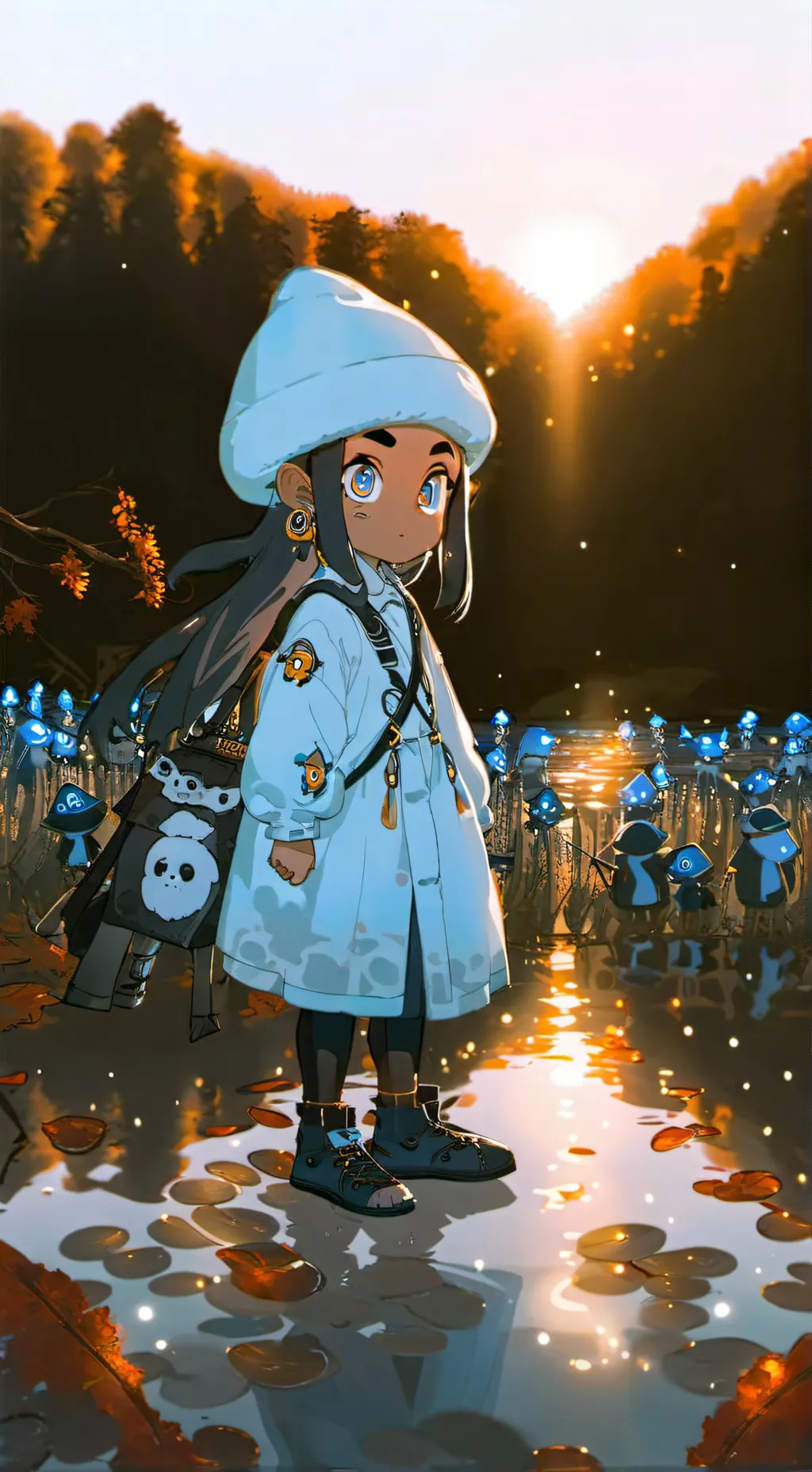 ai character: The squid game background