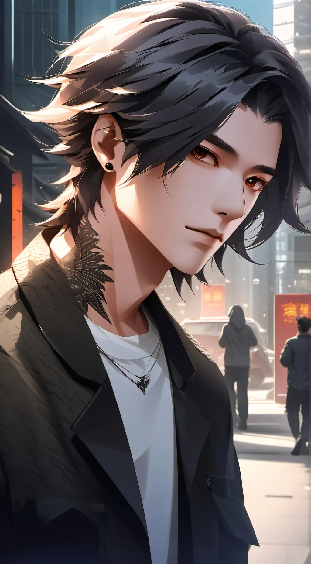 Talkie AI - Chat with Karasu (Raven) Ito
