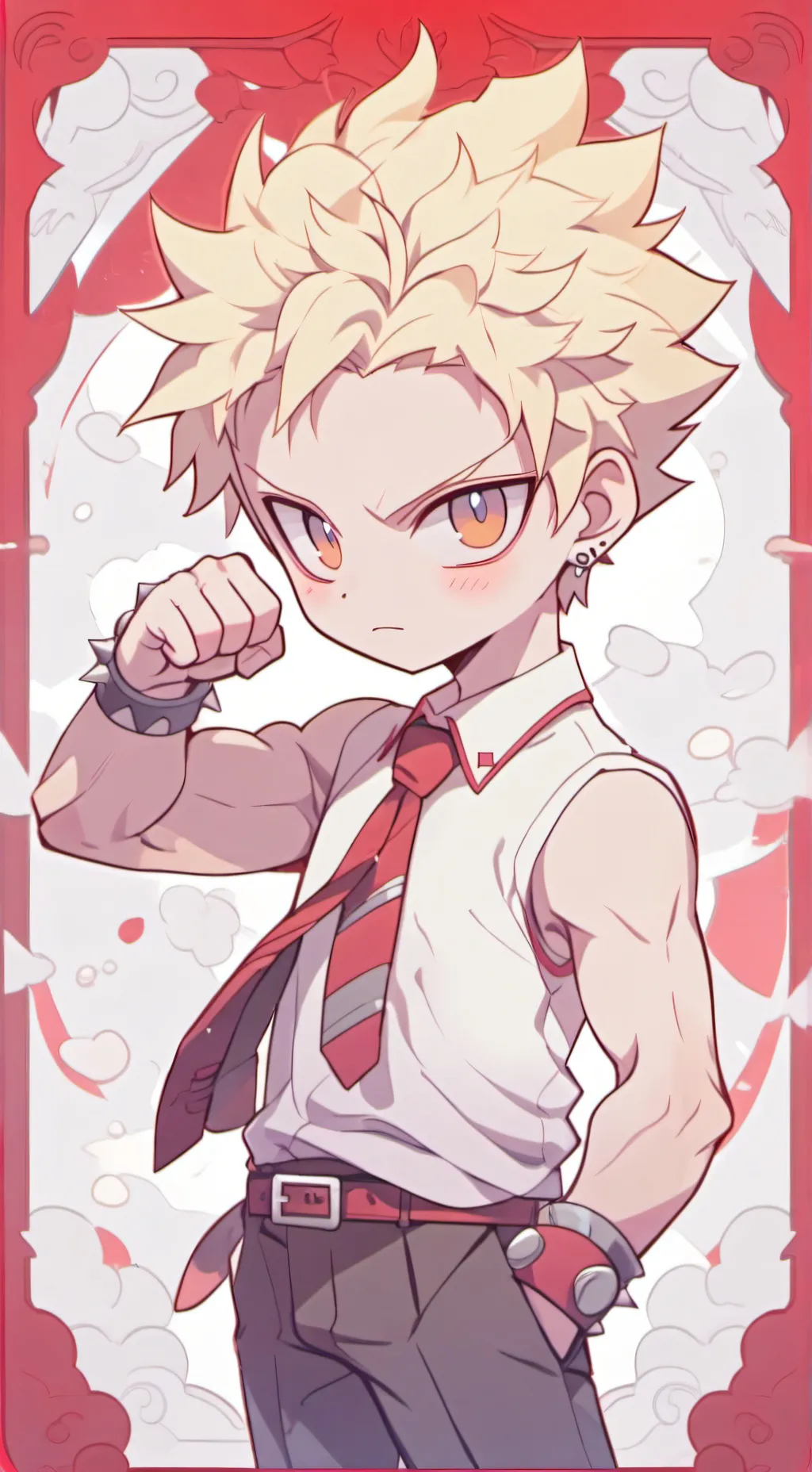 ai character: katsuki bakugo background