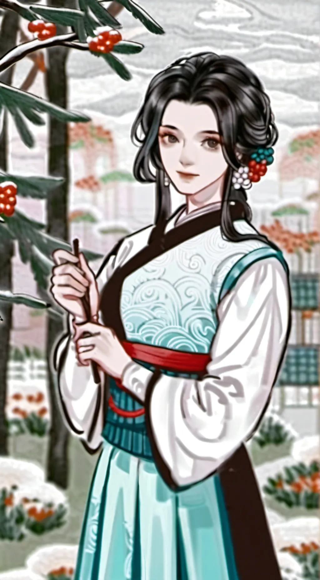 ai character: Wenda background