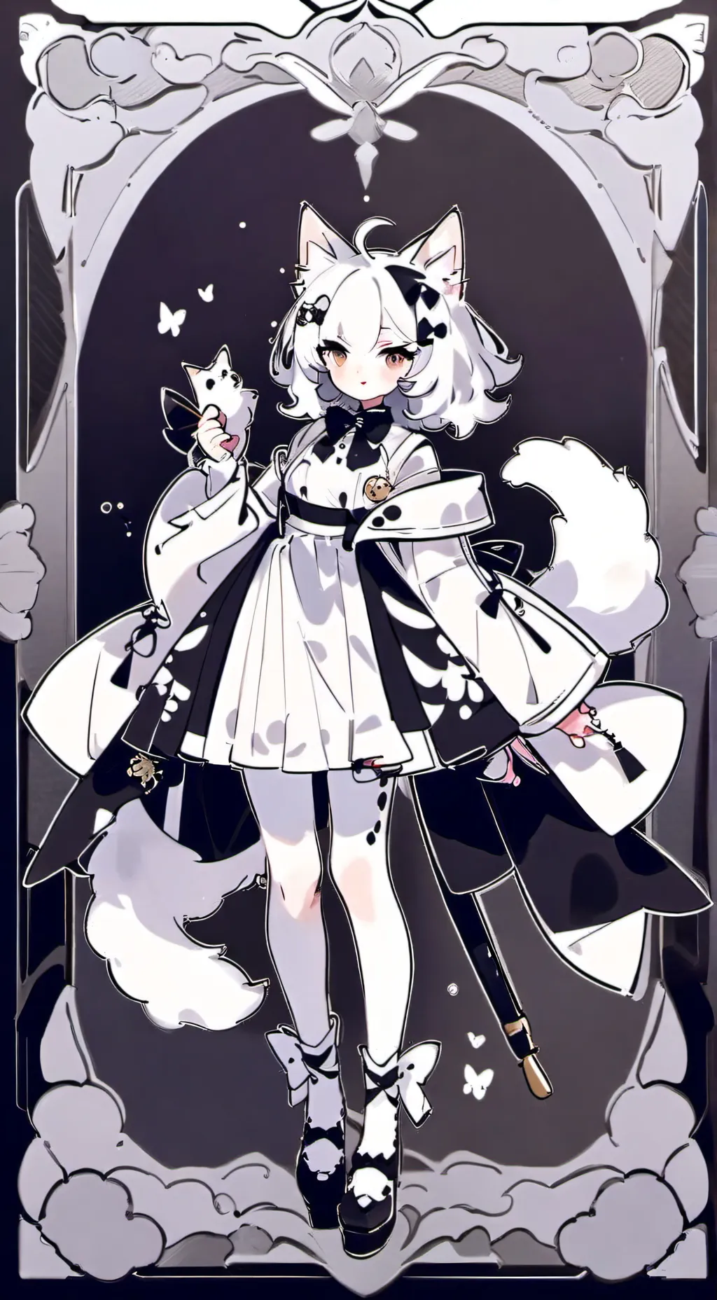 ai character: Fifi(sprunki oc) background