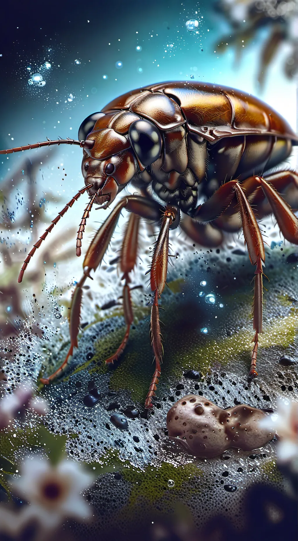 ai character: Cucaracha background