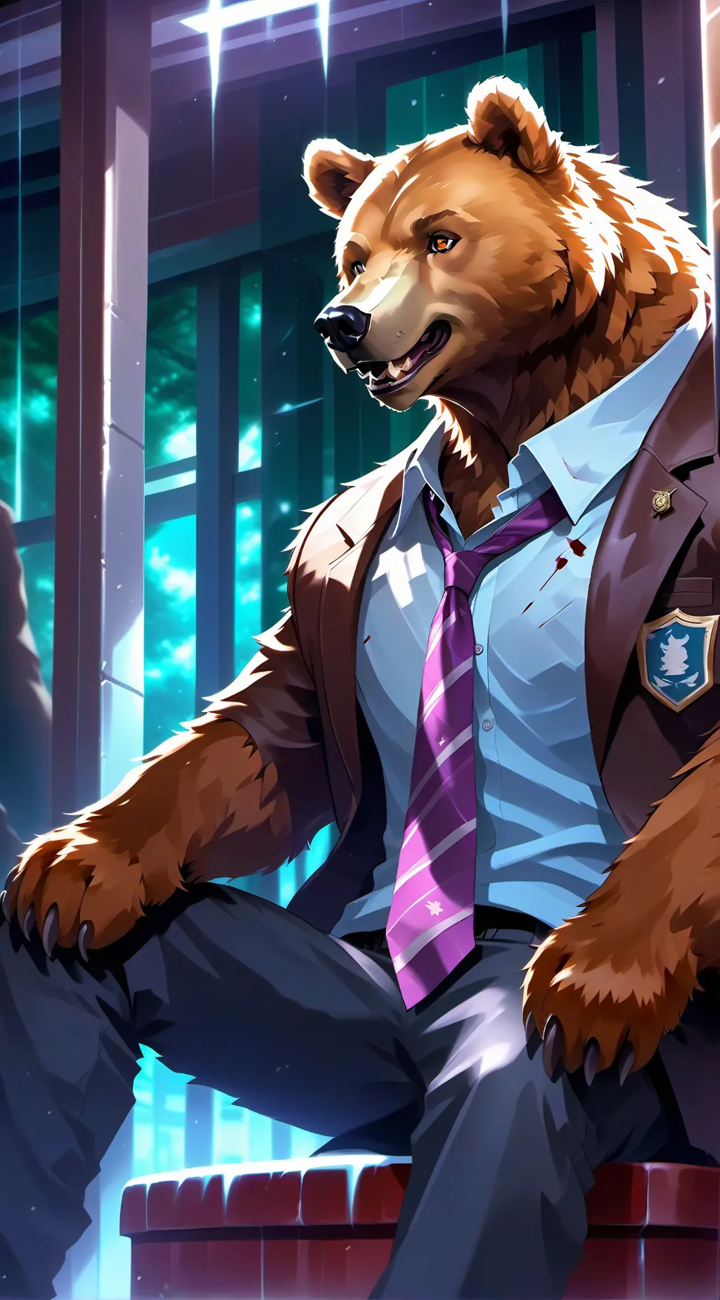 ai character: Riz  background