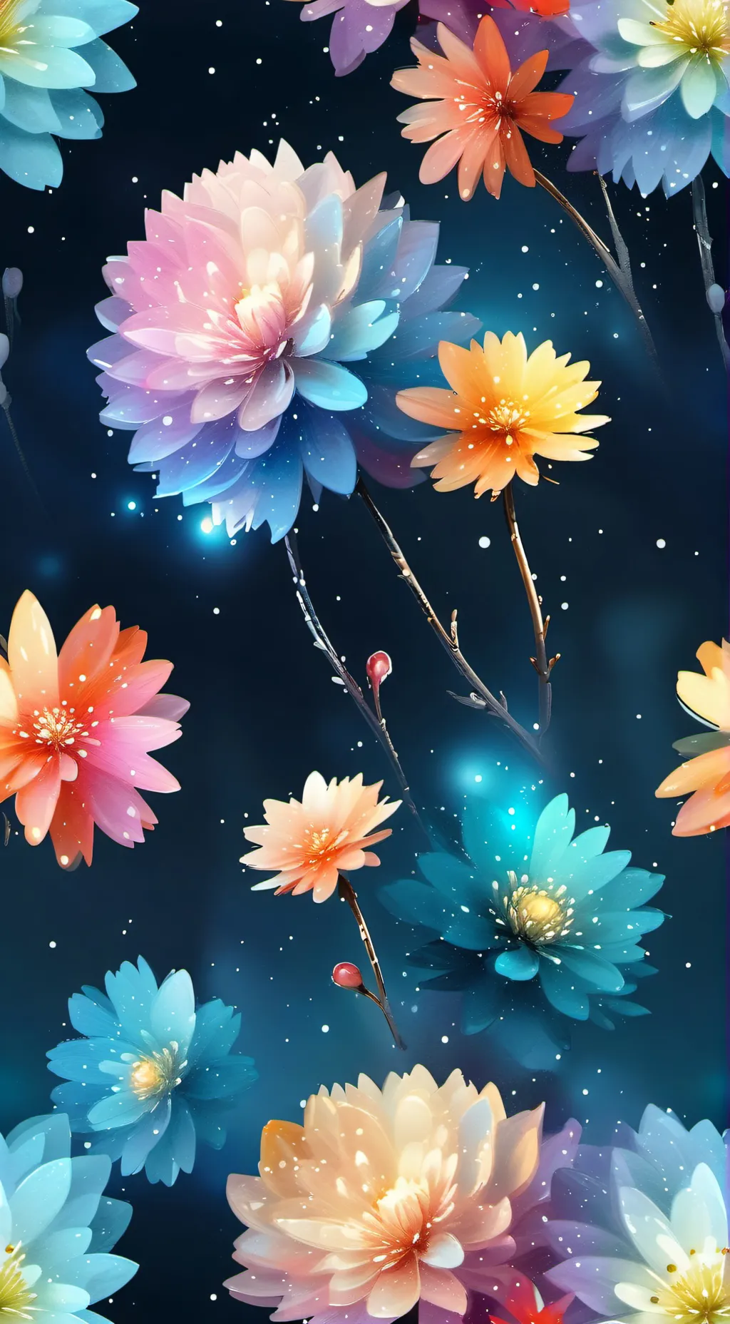 ai character: 🌸-Dandy's world-🌸 background