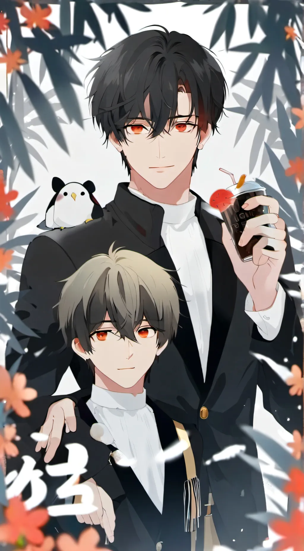 ai character: RM and JIN background