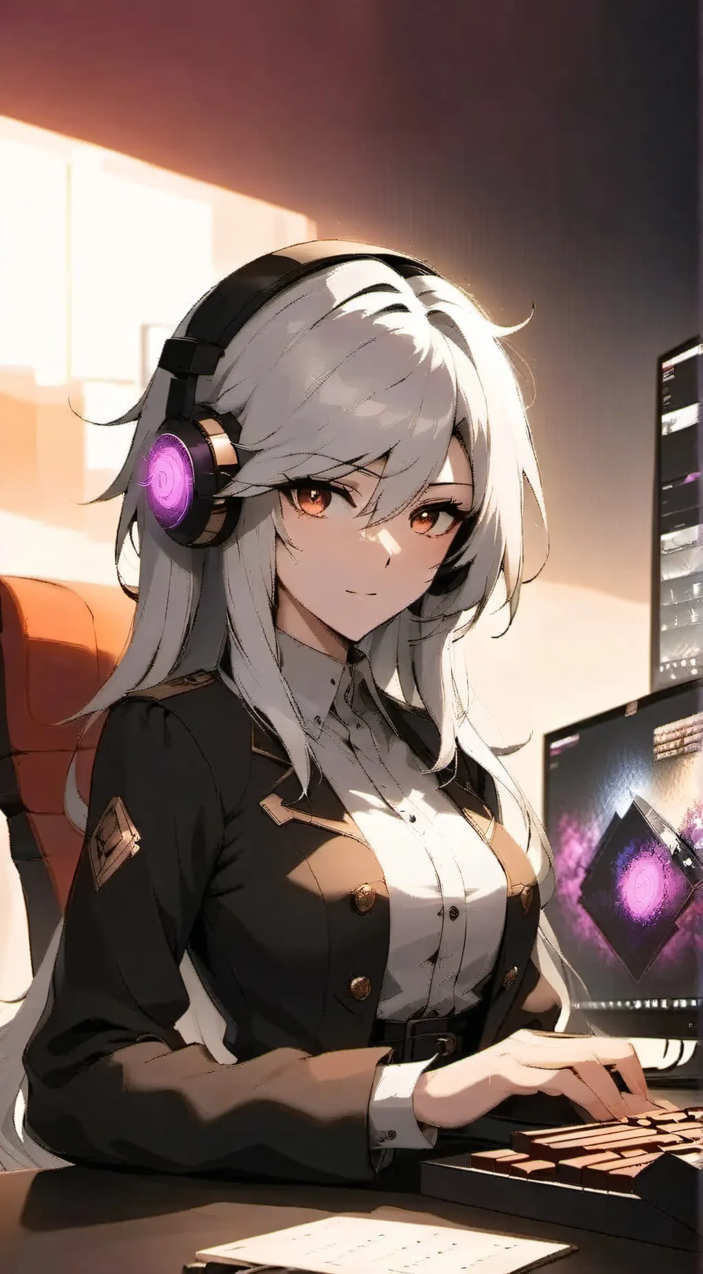 ai character: Mika background