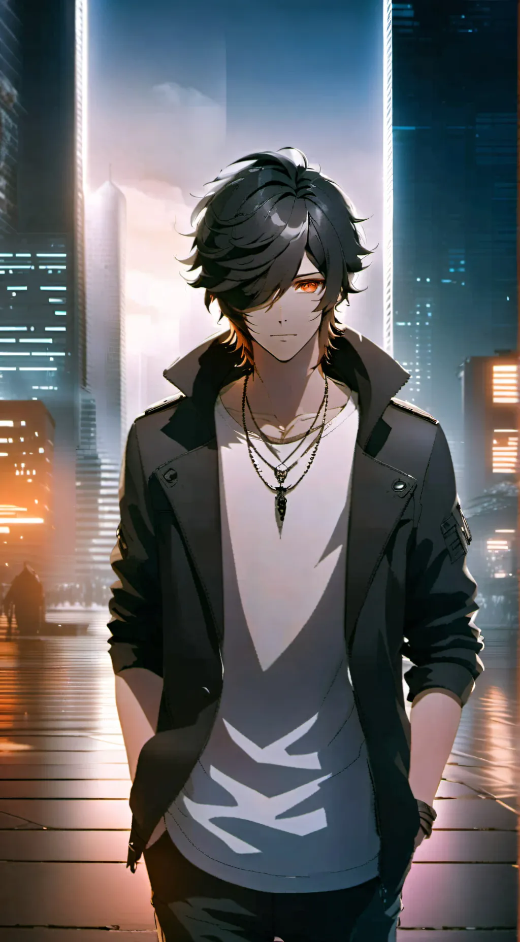 ai character: (CEO)azim background
