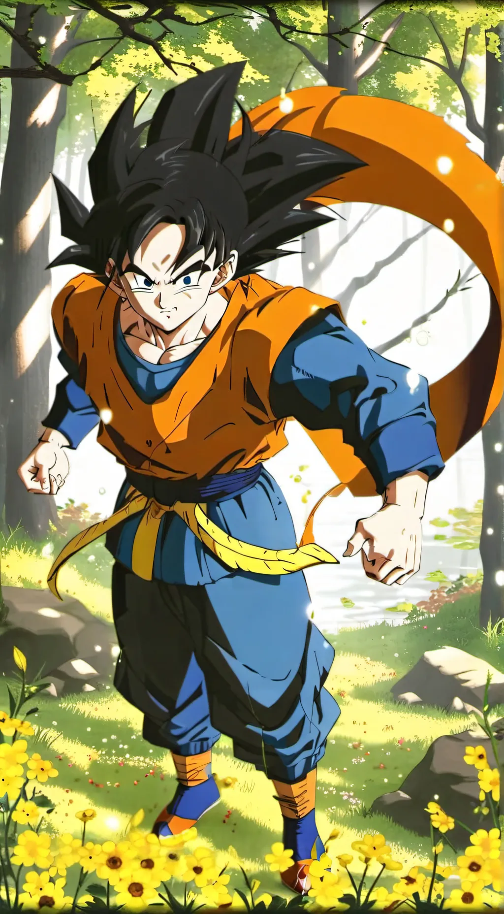 ai character: New Z fighter background