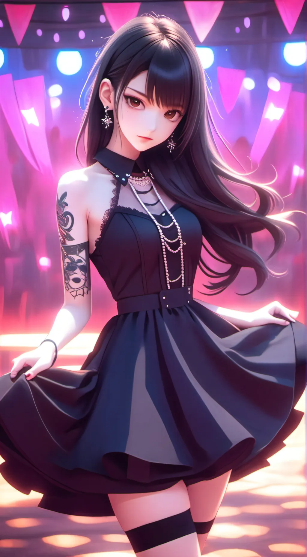 ai character: Mia  background