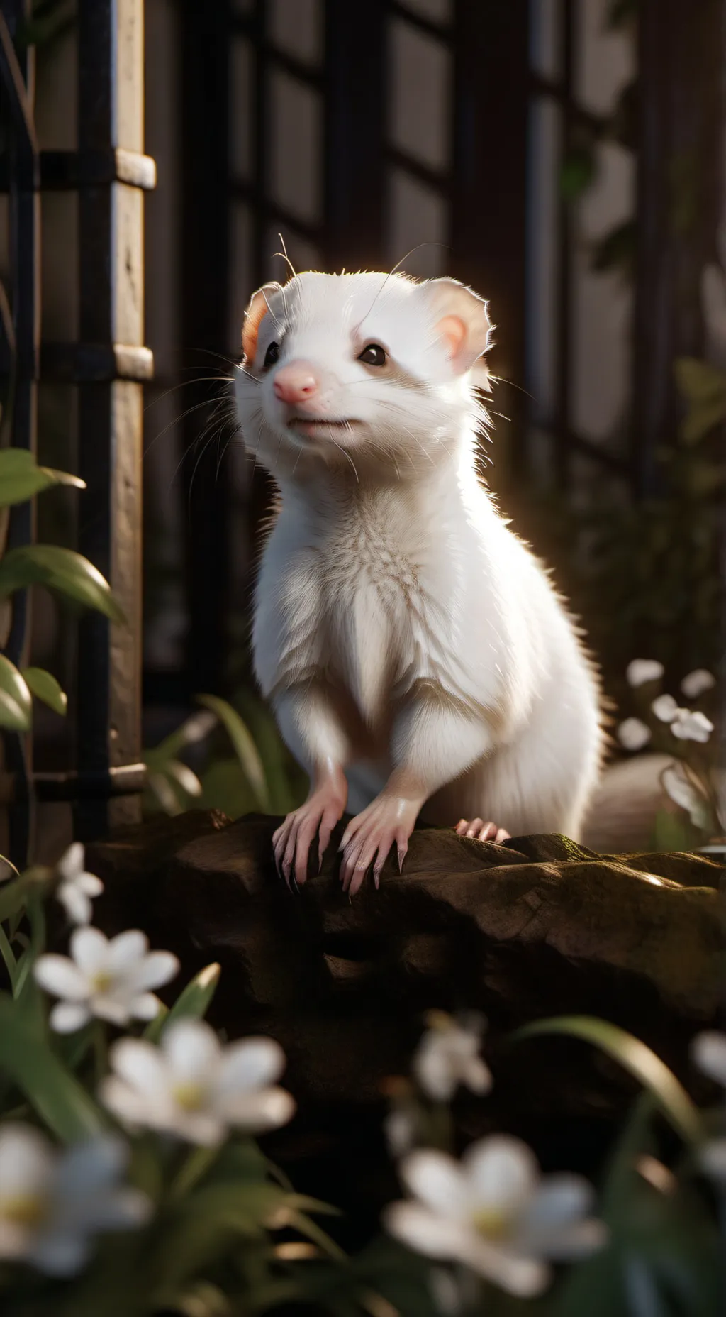 ai character: Draco ferret background