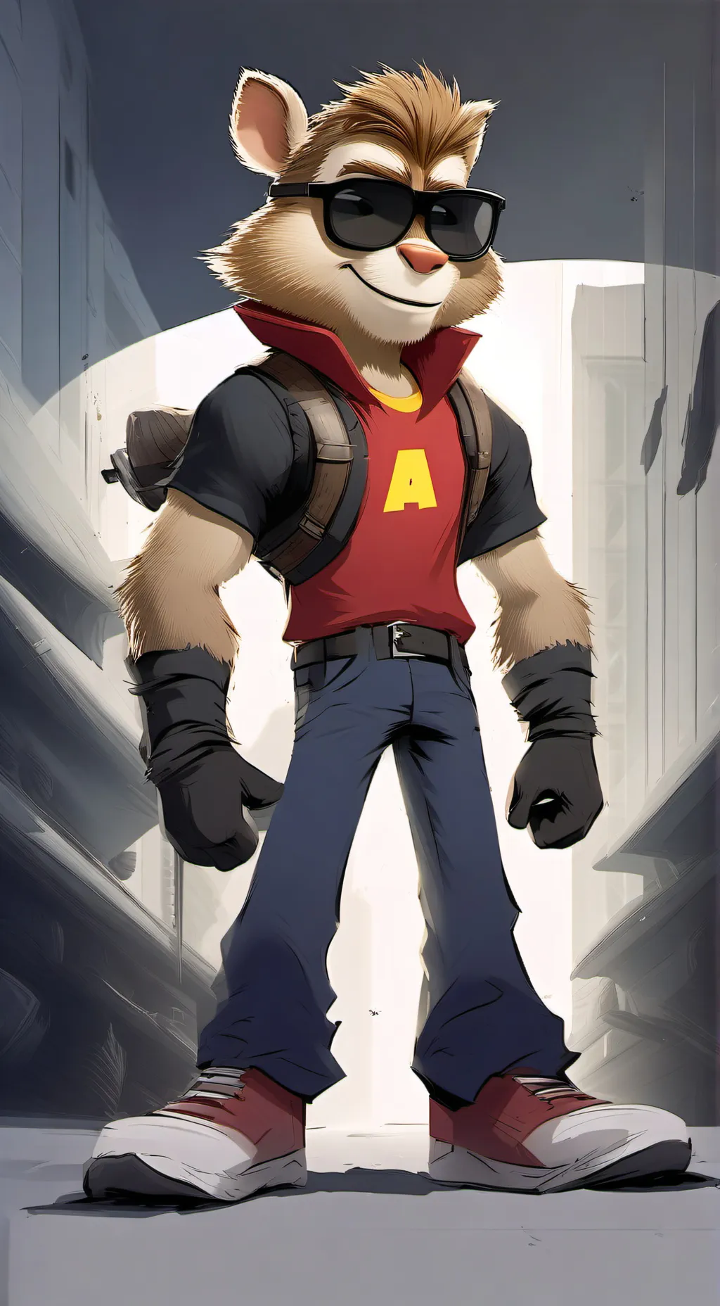 ai character: alvin !😡 background