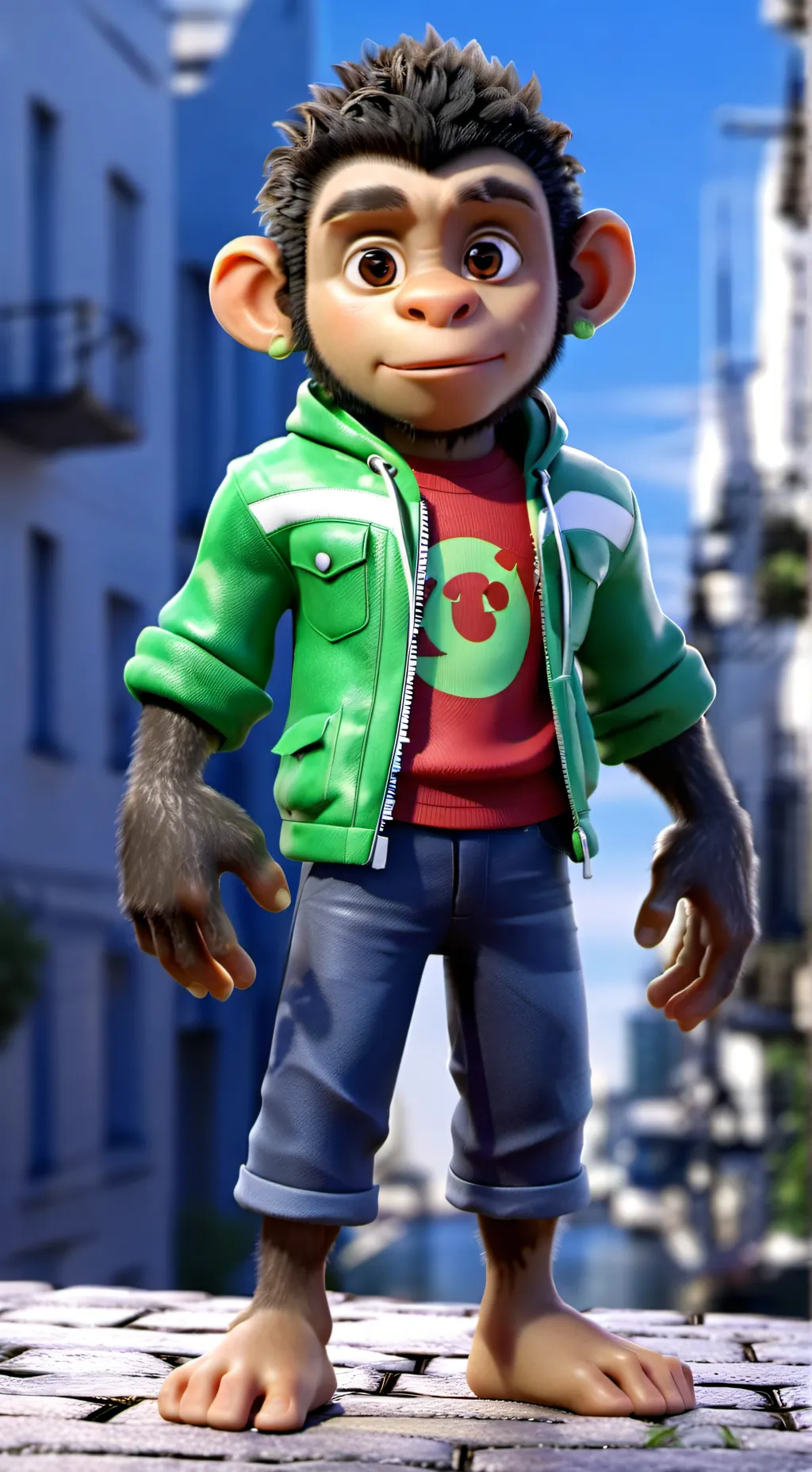 ai character: Mr chemp challenge background