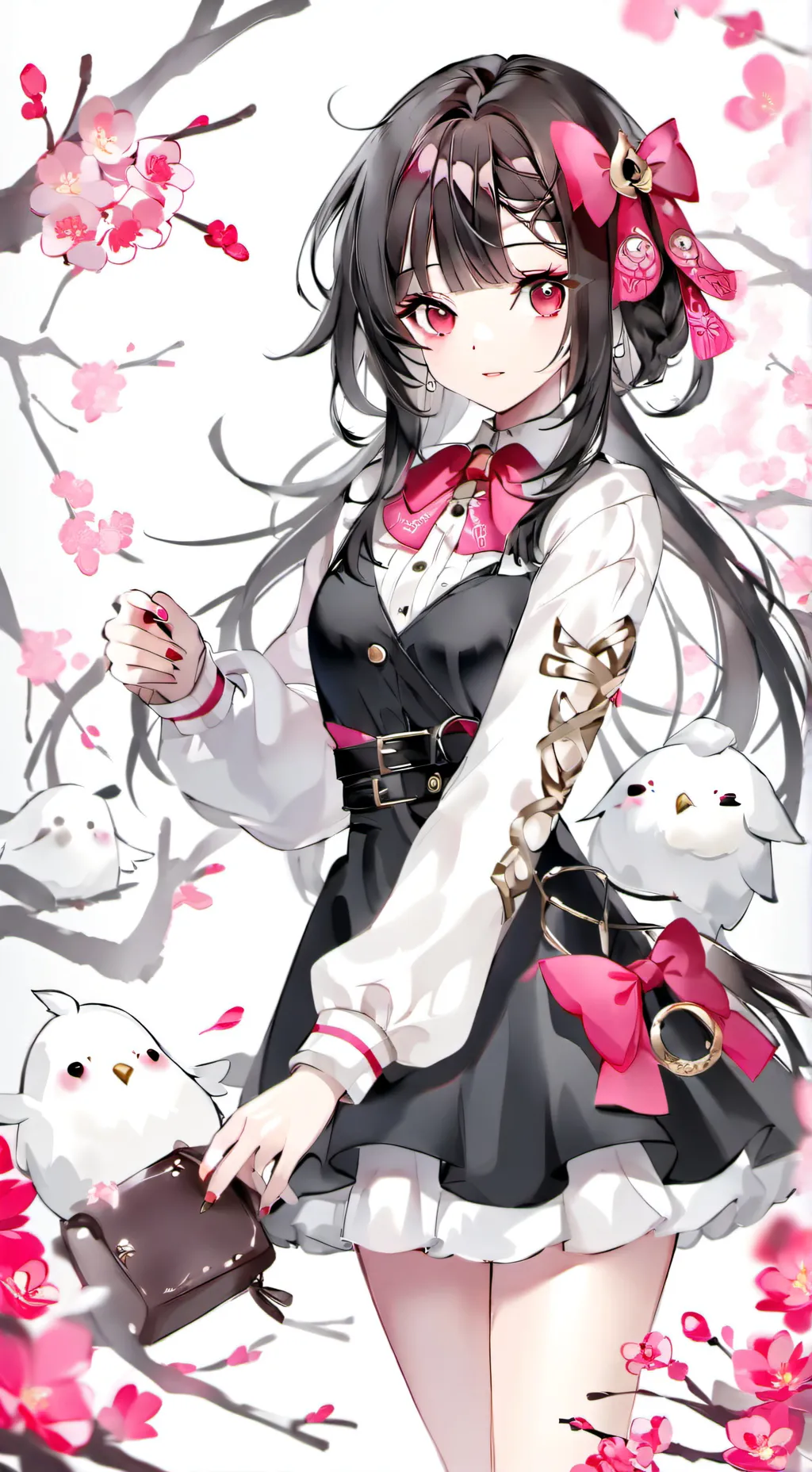 ai character: Rose background