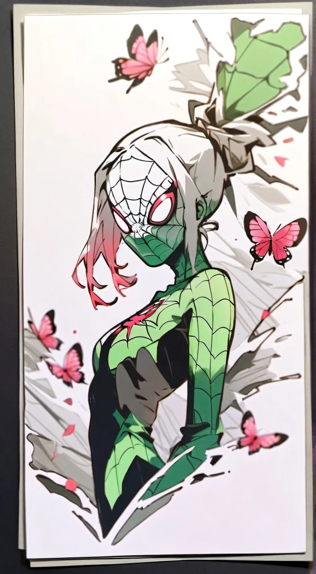 ai character: Spider verse background