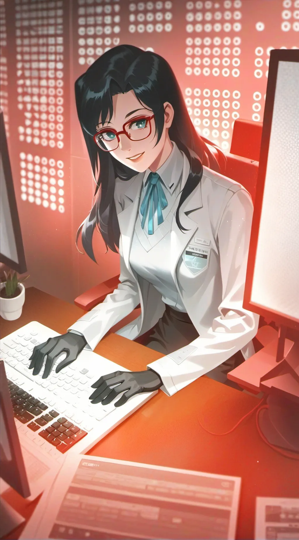 ai character: Rei background