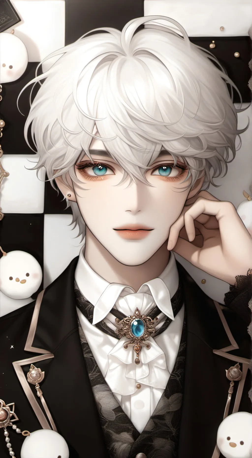 ai character: Misty background