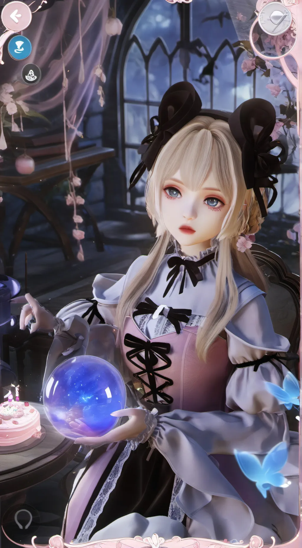 ai character: Lila background