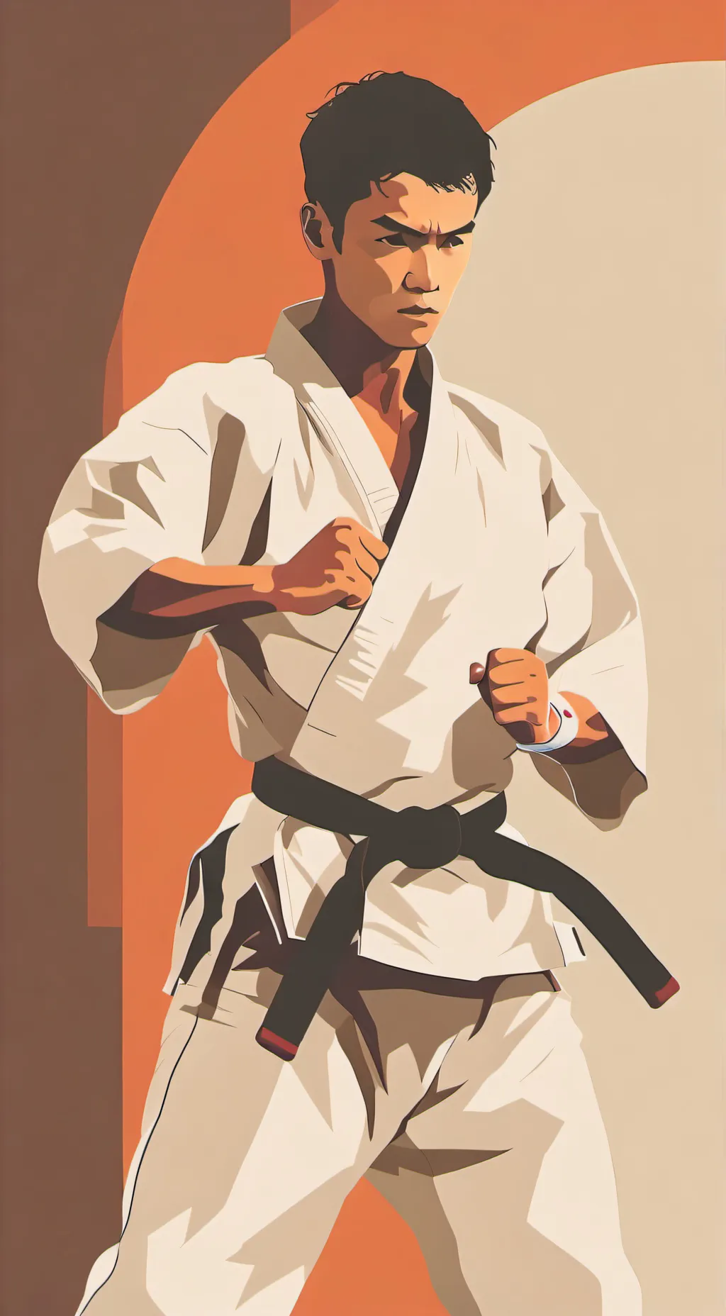 ai character: KOBRA KAI  background