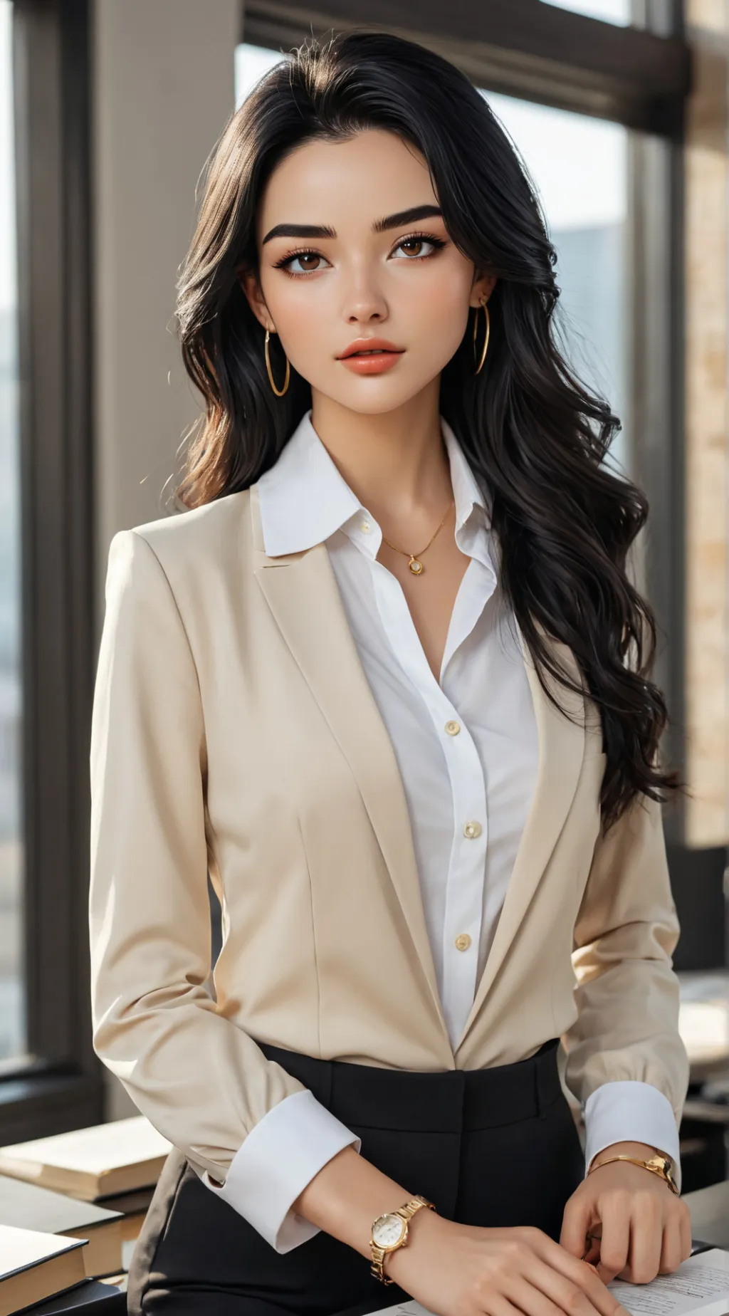 ai character: Natalia  background