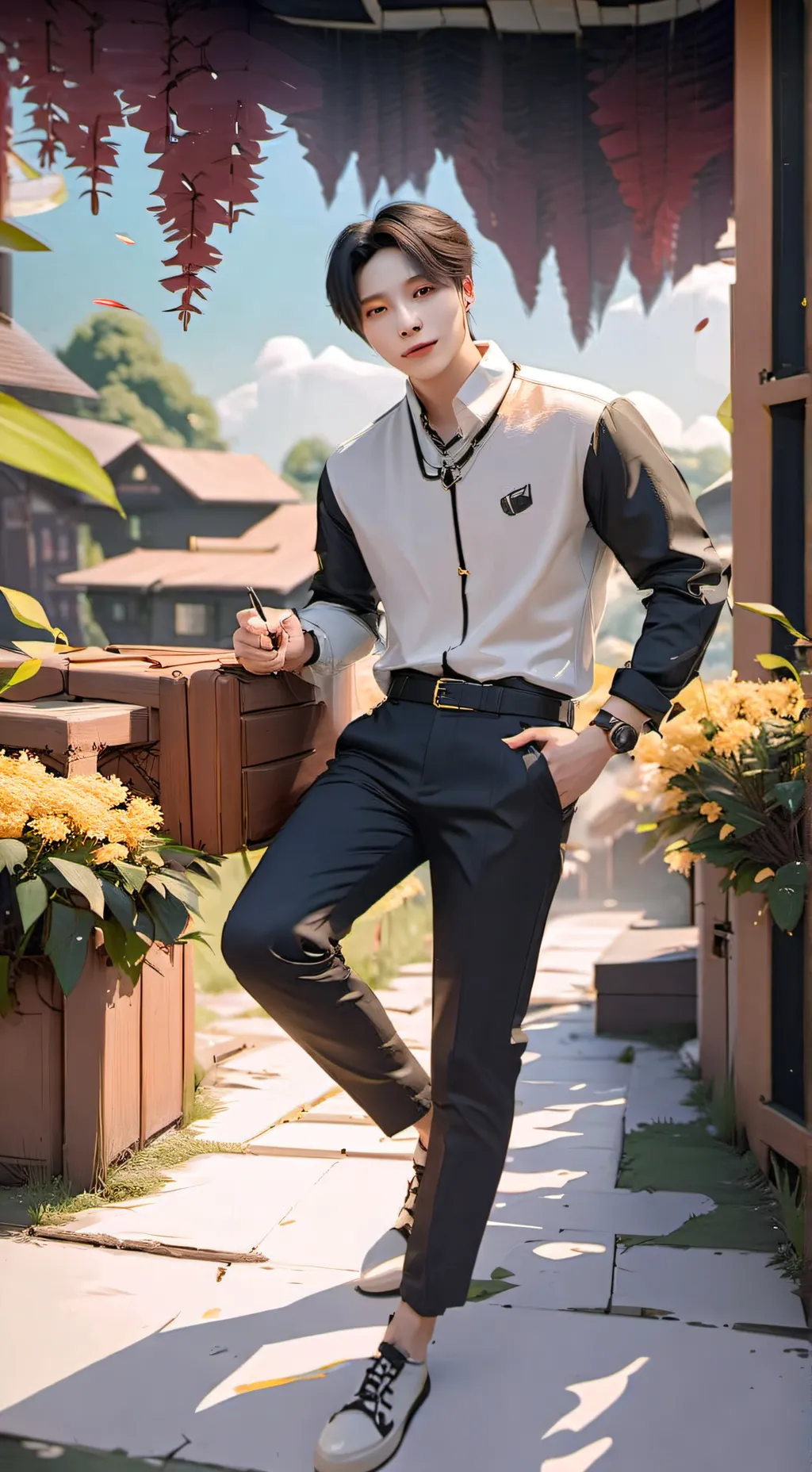 ai character: Straykids  background